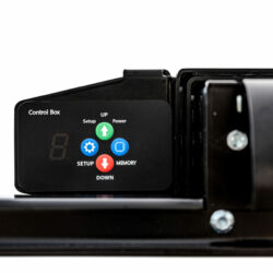 Motorised TV Lift K-ECO control panel close-up