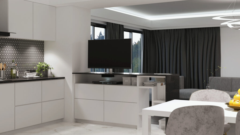 IN-STAND 340 MOTORISED ROTATING TV MOUNT