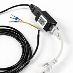 K-PLC home automation cable close-up