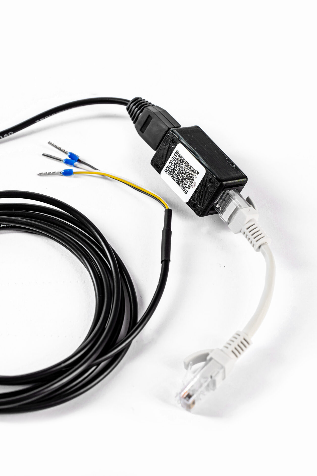 K-PLC home automation cable close-up